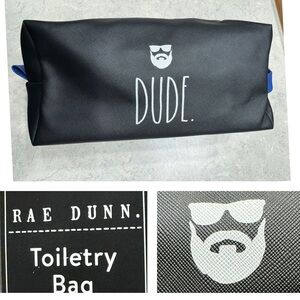 NWT Rae Dunn DUDE Men’s Travel Shave Toiletry Bag